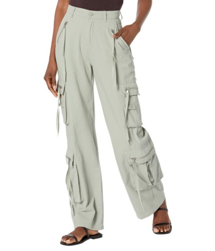 Imbracaminte femei blank nyc franklin rib cage pants with oversized cargo pockets in zen time zen time