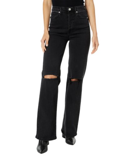 Imbracaminte femei blank nyc franklin wide leg jeans with rips at knee in justified justified