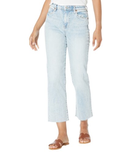 Imbracaminte femei blank nyc the baxter ribcage straight leg light wash five-pocket jeans in wash back off wash back off
