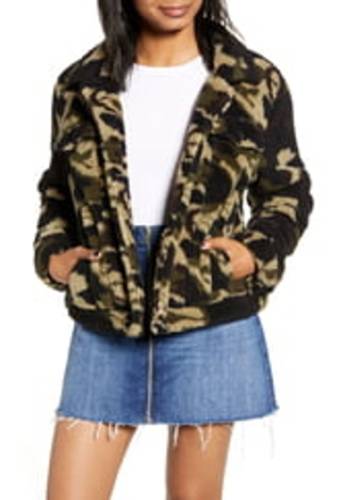 Imbracaminte femei blanknyc denim cozy teddy faux shearling trucker jacket boot camp