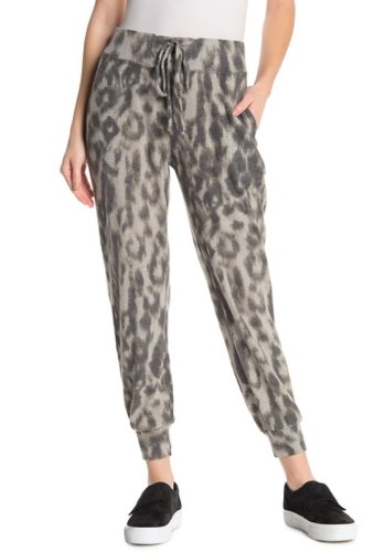 Imbracaminte femei blanknyc denim leopard printed joggers grey leopard