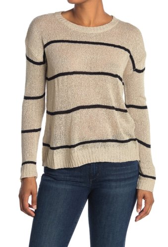 Imbracaminte femei bobeau striped dolman sweater oatmealblack