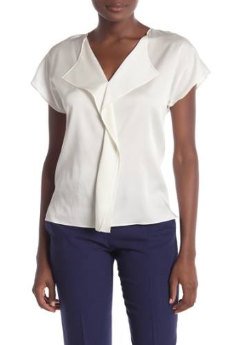 Imbracaminte femei boss intessa silk blend blouse open white
