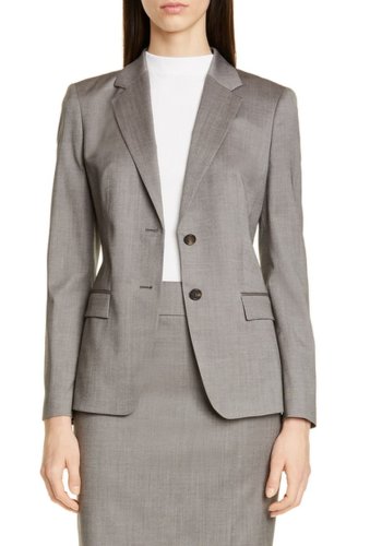 Imbracaminte femei boss jasuala wool suit jacket dark grey