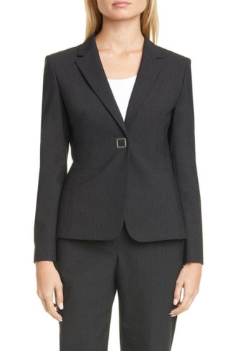 Imbracaminte femei boss julea pinstripe suit jacket open misc