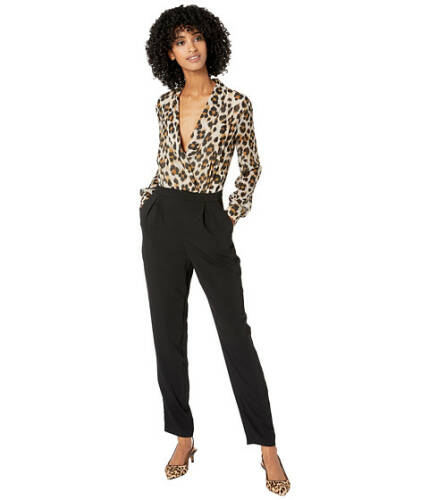 Imbracaminte femei boutique moschino leopard jumpsuit ivory multi