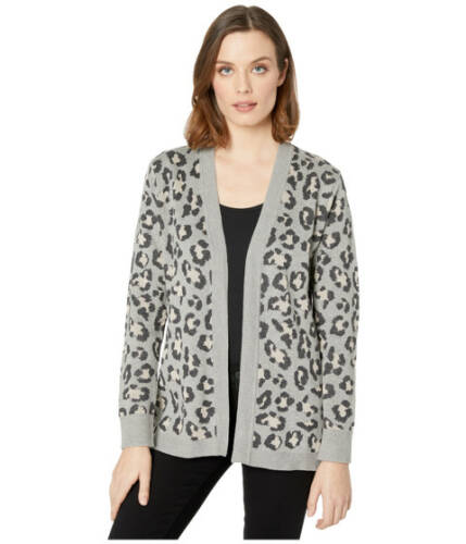 Imbracaminte femei calvin klein leopard print knit sweater khaki multi