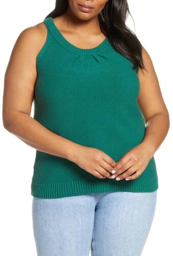 Imbracaminte femei caslon sweater tank plus size green posy