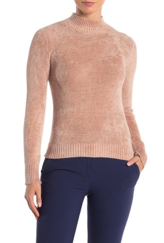 Imbracaminte femei catherine catherine malandrino turtleneck long sleeve sweater pink cameo