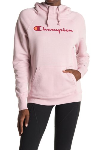 Imbracaminte femei champion powerblend graphic print hoodie hush pink