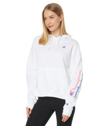 Imbracaminte femei champion powerblend hoodie - graphic white