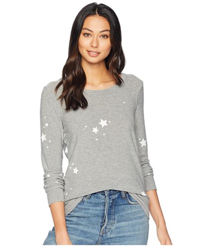 Imbracaminte femei chaser cozy knit long sleeve pullover heather grey 1
