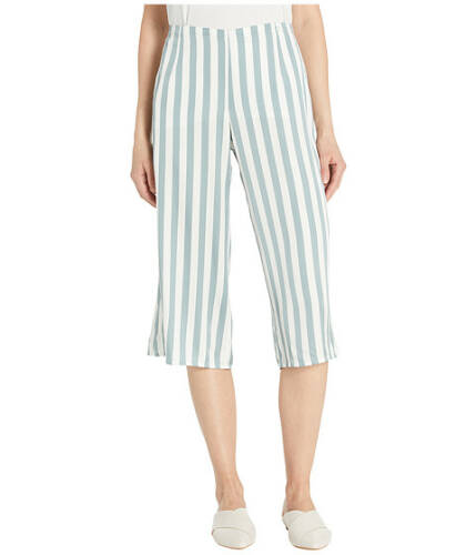 Imbracaminte femei chaser silky basic wide leg zip back trousers stripe