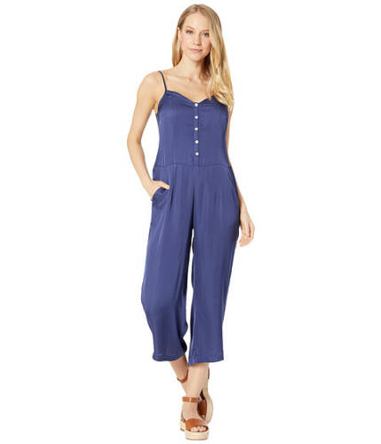 Imbracaminte femei chaser silky basics button front cami jumpsuit gulf