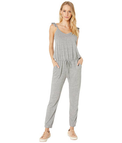 Imbracaminte femei chaser tri-blend v-neck cami jumpsuit streaky grey