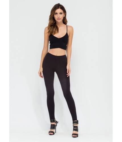 Imbracaminte femei cheapchic totally busted cut-out crop top black