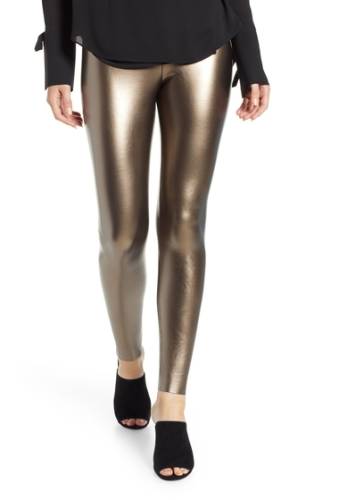 Imbracaminte femei commando perfect control faux leather leggings bronze