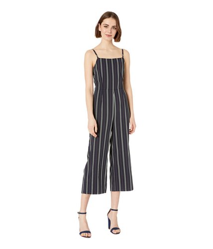 Imbracaminte femei cupcakes and cashmere avery striped jumpsuit ink