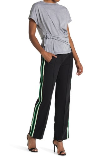 Imbracaminte femei current air high waist zip pocket track pants black