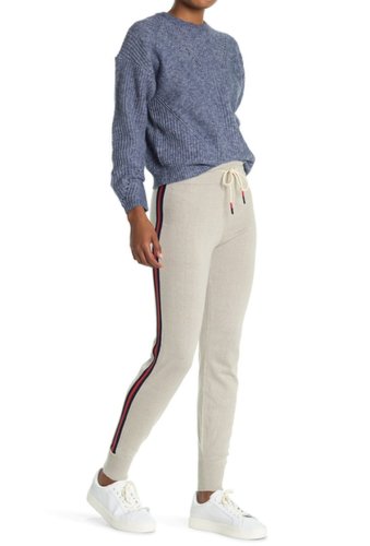 Imbracaminte femei current air striped sweater knit joggers light grey