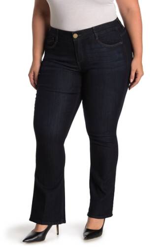 Imbracaminte femei democracy ab tech itty bitty bootcut jeans plus size in indigo