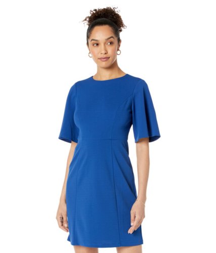 Imbracaminte femei donna morgan mini dress with flutter sleeve sodalite blue