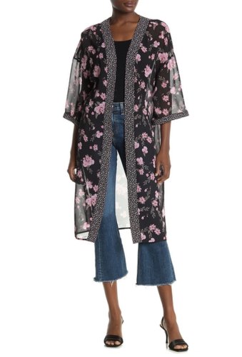 Imbracaminte femei dr2 by daniel rainn 34 length sleeve kimono i354 black