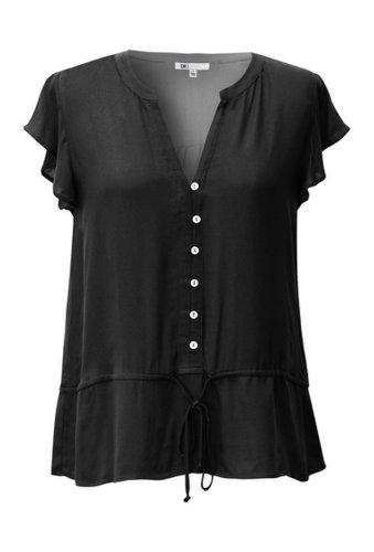 Imbracaminte femei dr2 by daniel rainn flutter sleeve blouse black