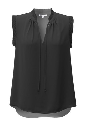 Imbracaminte femei dr2 by daniel rainn flutter trim blouse black