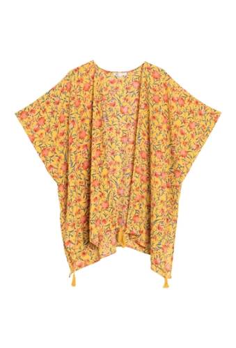 Imbracaminte femei dr2 by daniel rainn tassel detail kimono i796 yello