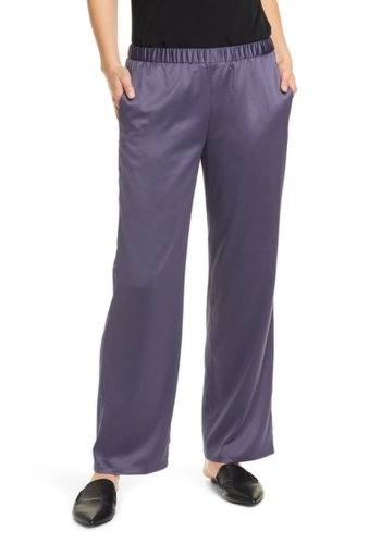 Imbracaminte femei eileen fisher pull-on straight leg recycled polyester pants blshl
