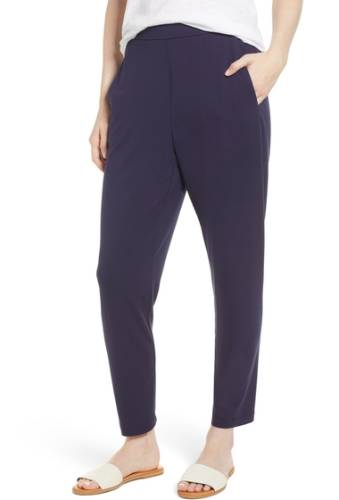 Imbracaminte femei eileen fisher slim and slouchy pant midnt