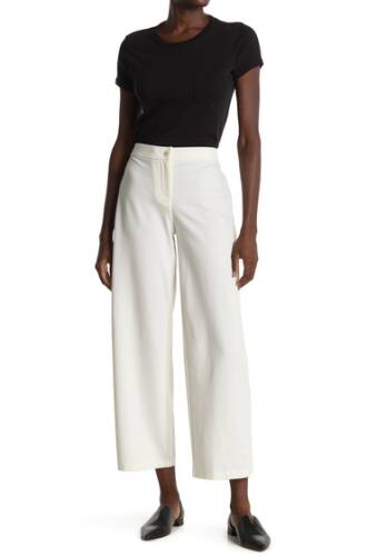Imbracaminte femei eileen fisher straight ankle pants ivory