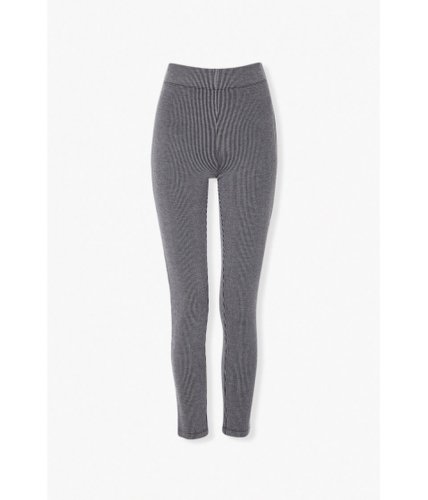 Imbracaminte femei forever21 microstriped knit leggings grey