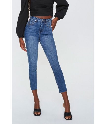 Imbracaminte femei forever21 petite high-rise mom jeans dark denim