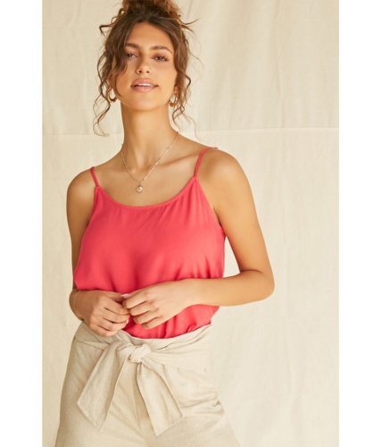 Imbracaminte femei forever21 relaxed scoop-cut cami coral