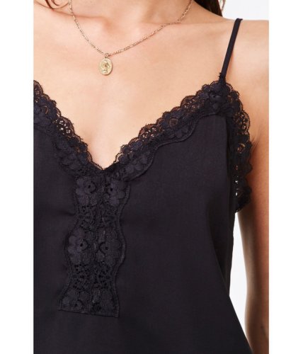 Imbracaminte femei forever21 scalloped floral lace cami black