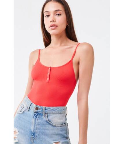Imbracaminte femei forever21 seamless cami thong bodysuit red