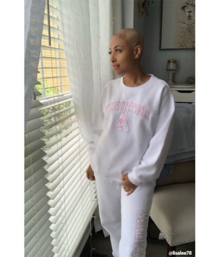 Imbracaminte femei forever21 stand up to cancer fighter pullover whitepink