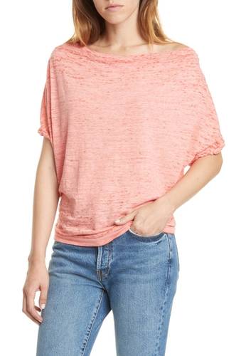 Imbracaminte femei free people astrid convertible neck t-shirt red