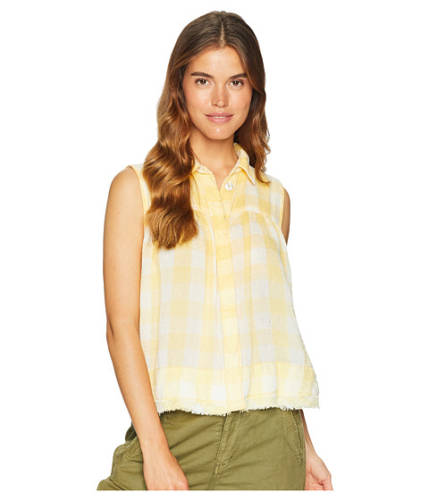 Imbracaminte femei Free People hey there sunrise button down yellow