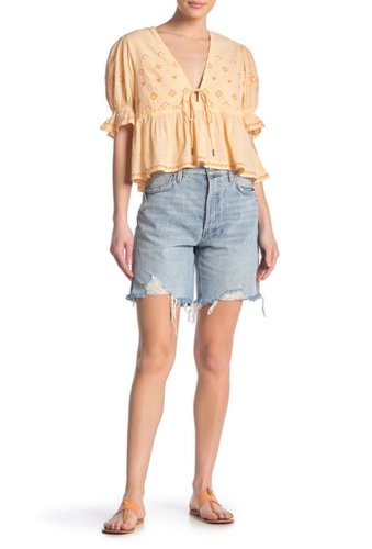 Imbracaminte femei free people sequoia shorts surfs up