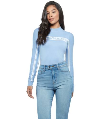 Imbracaminte femei guess celestia logo sweater fresh zendy blue