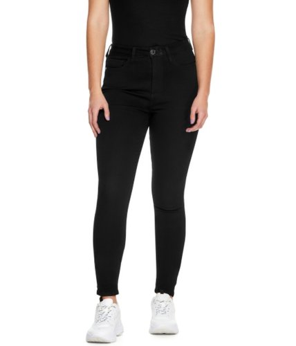 Imbracaminte femei guess simmone super-high rise skinny jeans black wash 30 inseam online exclusive