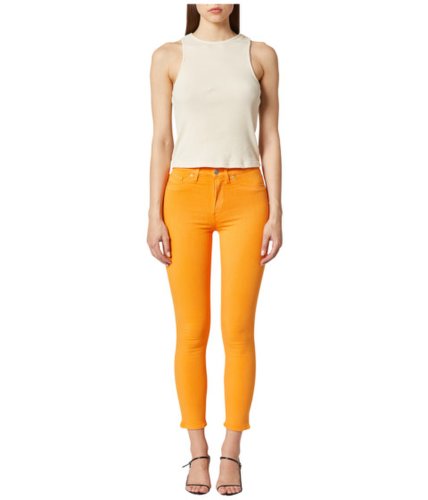 Imbracaminte femei hudson jeans barbara high-waist cropped skinny jeans in tangerine tangerine