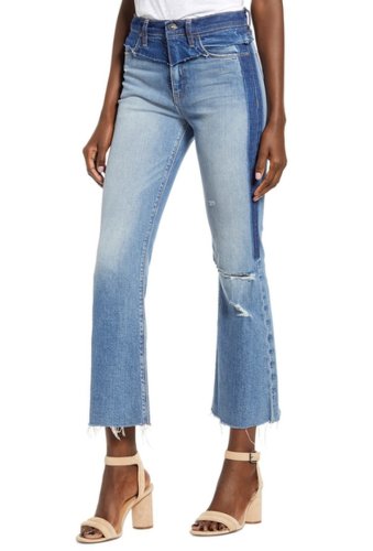 Imbracaminte femei hudson jeans holly high waist crop flare jeans interval