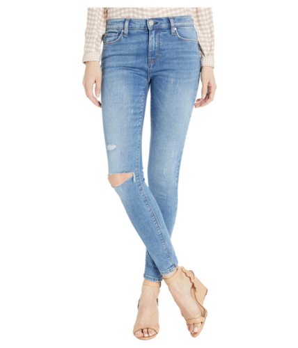 Imbracaminte femei hudson jeans nico mid-rise super skinny ankle jeans in remixing remixing