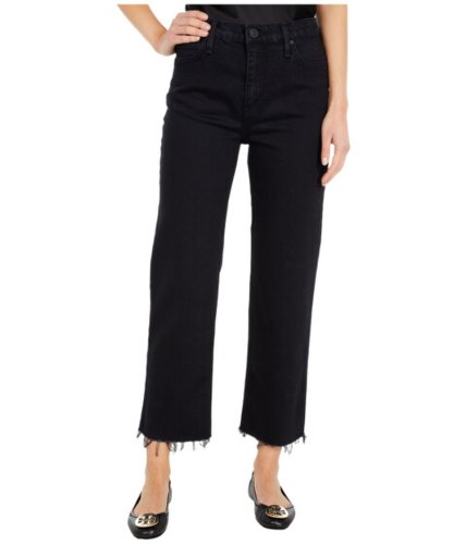 Imbracaminte femei hudson jeans remi high-rise straight cropped in worn black worn black