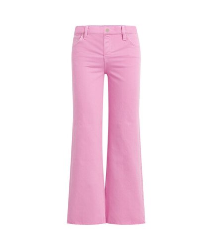 Imbracaminte femei hudson rosie high-rise wide leg ankle with covered button fly in fuchsia pink clean fuchsia pink clean