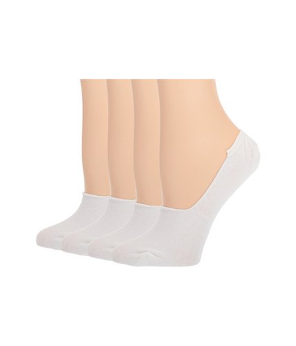 Imbracaminte femei hue sneaker liner 4-pair value pack white